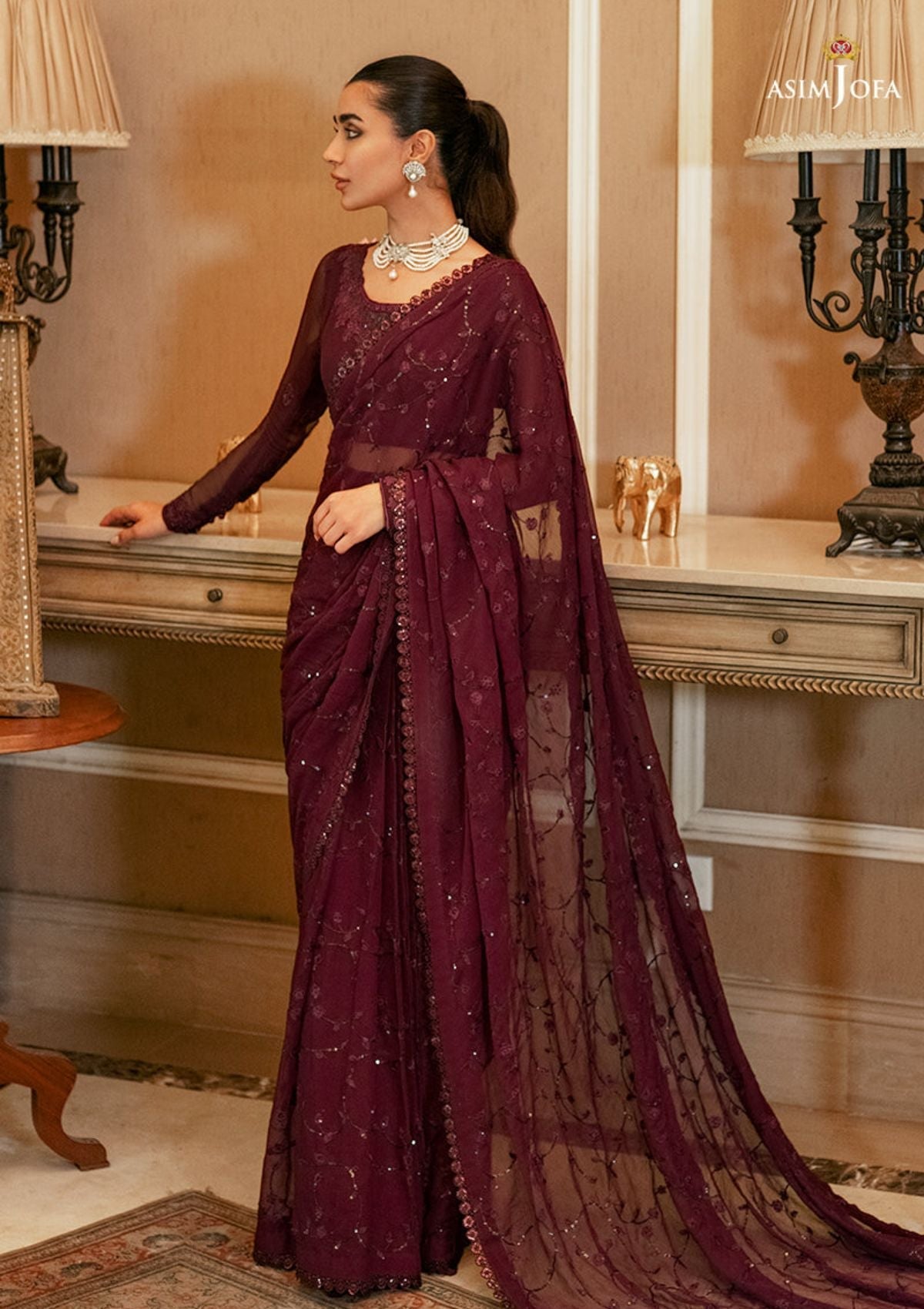 Formal Collection - Asim Jofa - Mehr-O-Mah - AJM#20 Saleem Fabrics Traditions