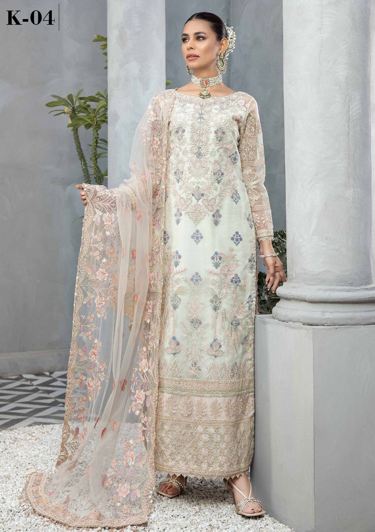 Formal Collection - Kundankari - Qabool Hai - K#04 Saleem Fabrics Traditions