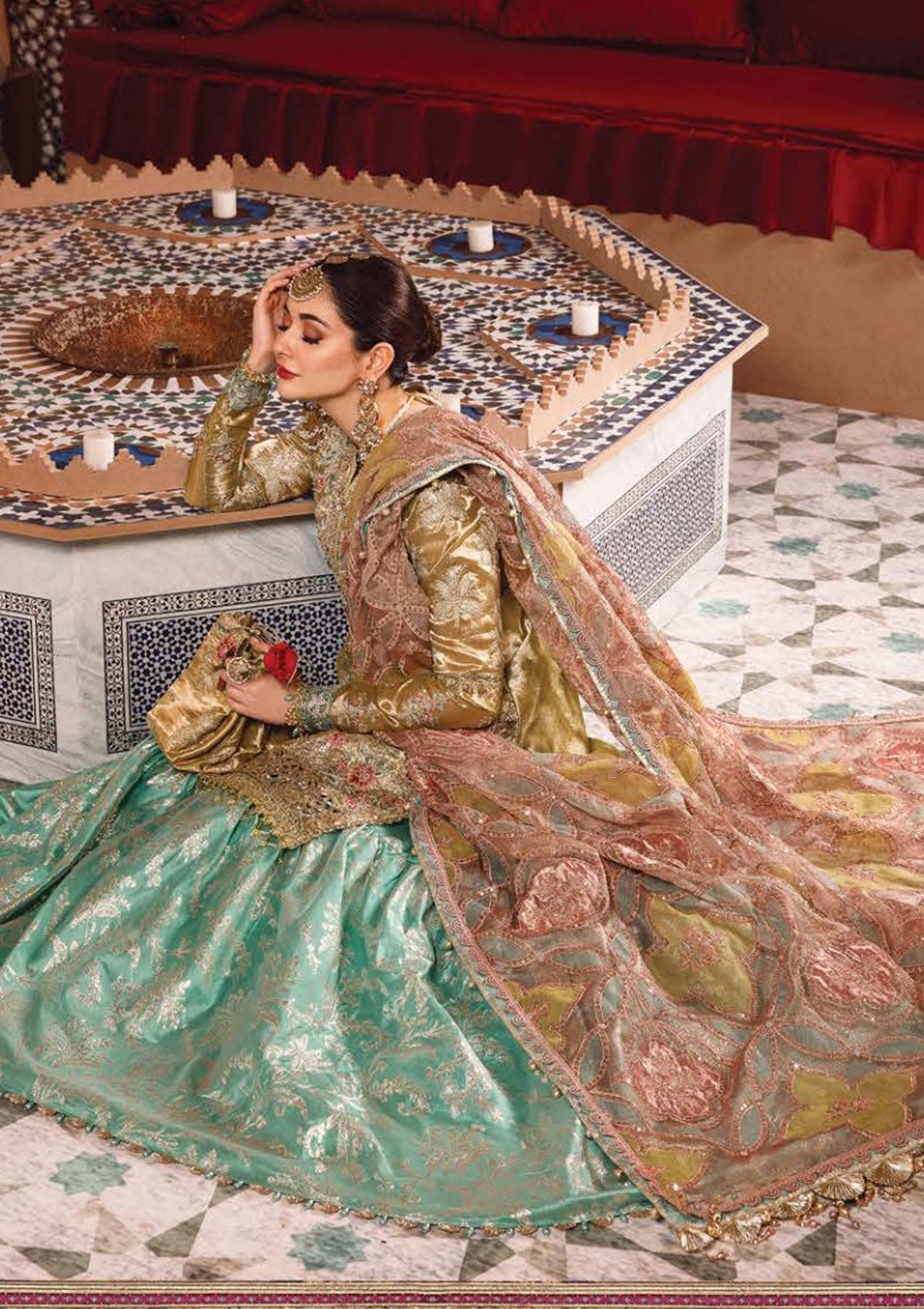 Formal Collection - Maria B - MBROIDERED - Wedding Edition - D#3 Saleem Fabrics Traditions