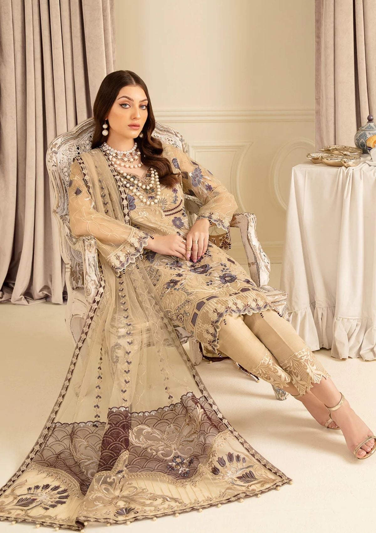 Formal Collection - Ramsha - Minhal - V07 - M#702 available at Saleem Fabrics Traditions