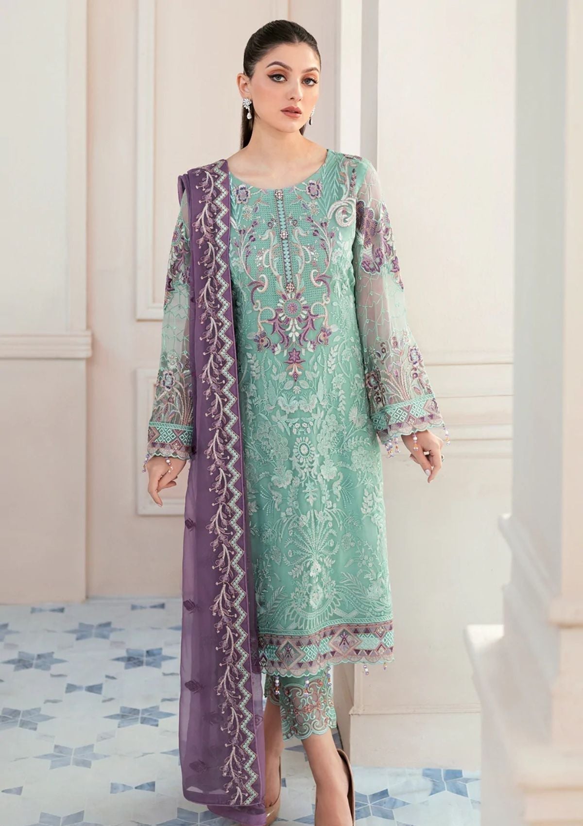 Formal Collection - Ramsha - Rangoon - V09 - D#902 available at Saleem Fabrics Traditions