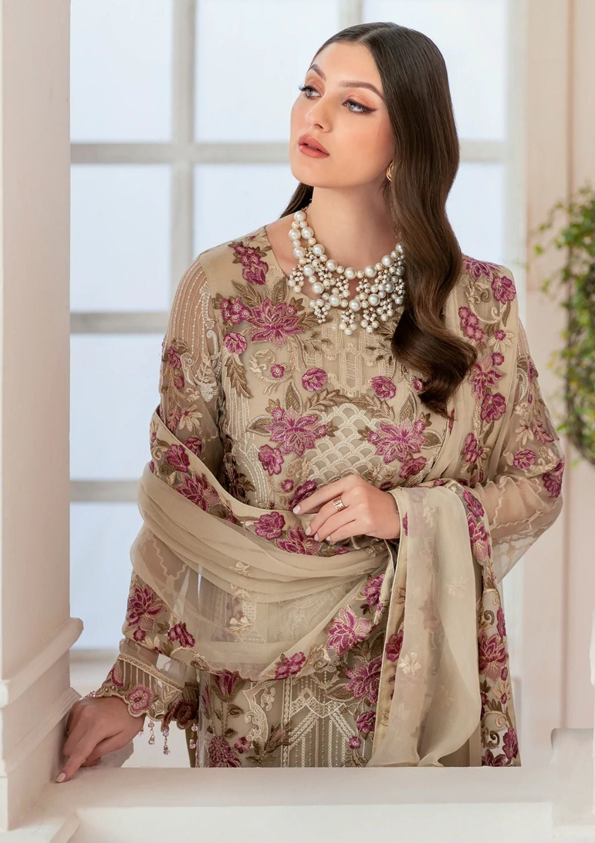 Formal Collection - Ramsha - Rangoon - V09 - D#909 available at Saleem Fabrics Traditions