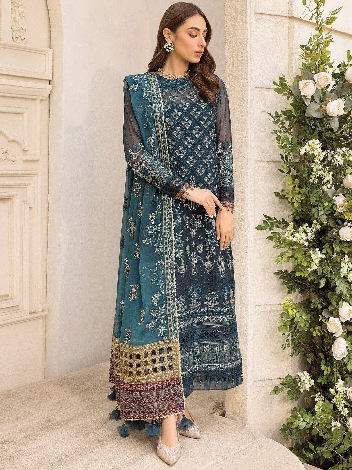 Formal Collection - Xenia - Ishya - Luxury - D#02 - Famiya available at Saleem Fabrics Traditions