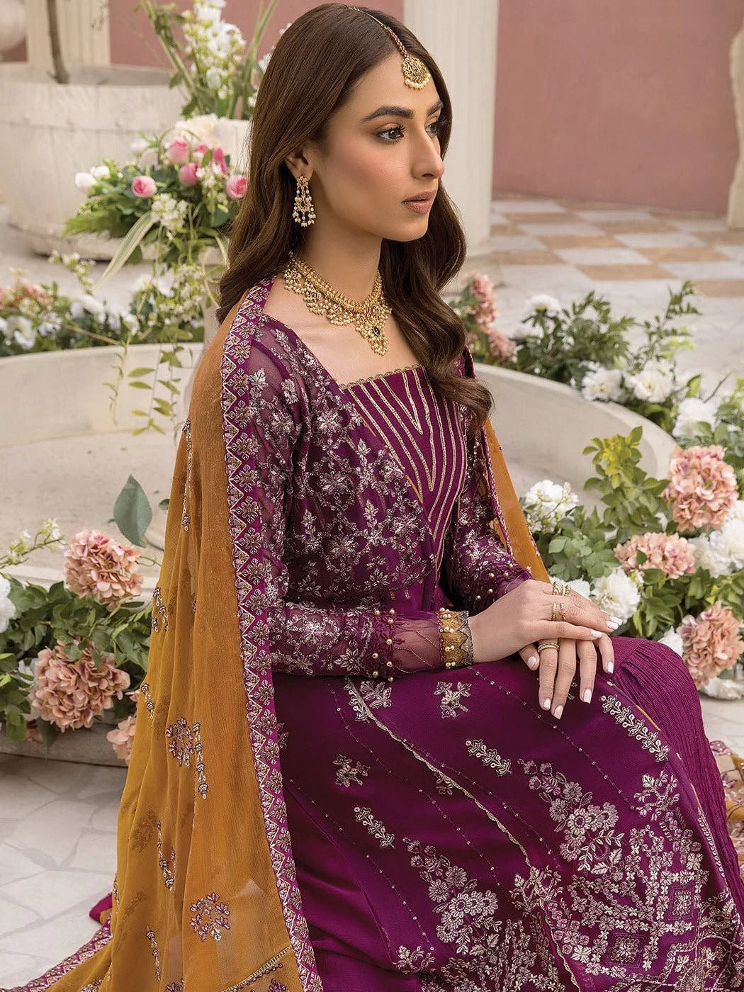 Formal Collection - Xenia - Ishya - Luxury - D#04 - Feeza available at Saleem Fabrics Traditions