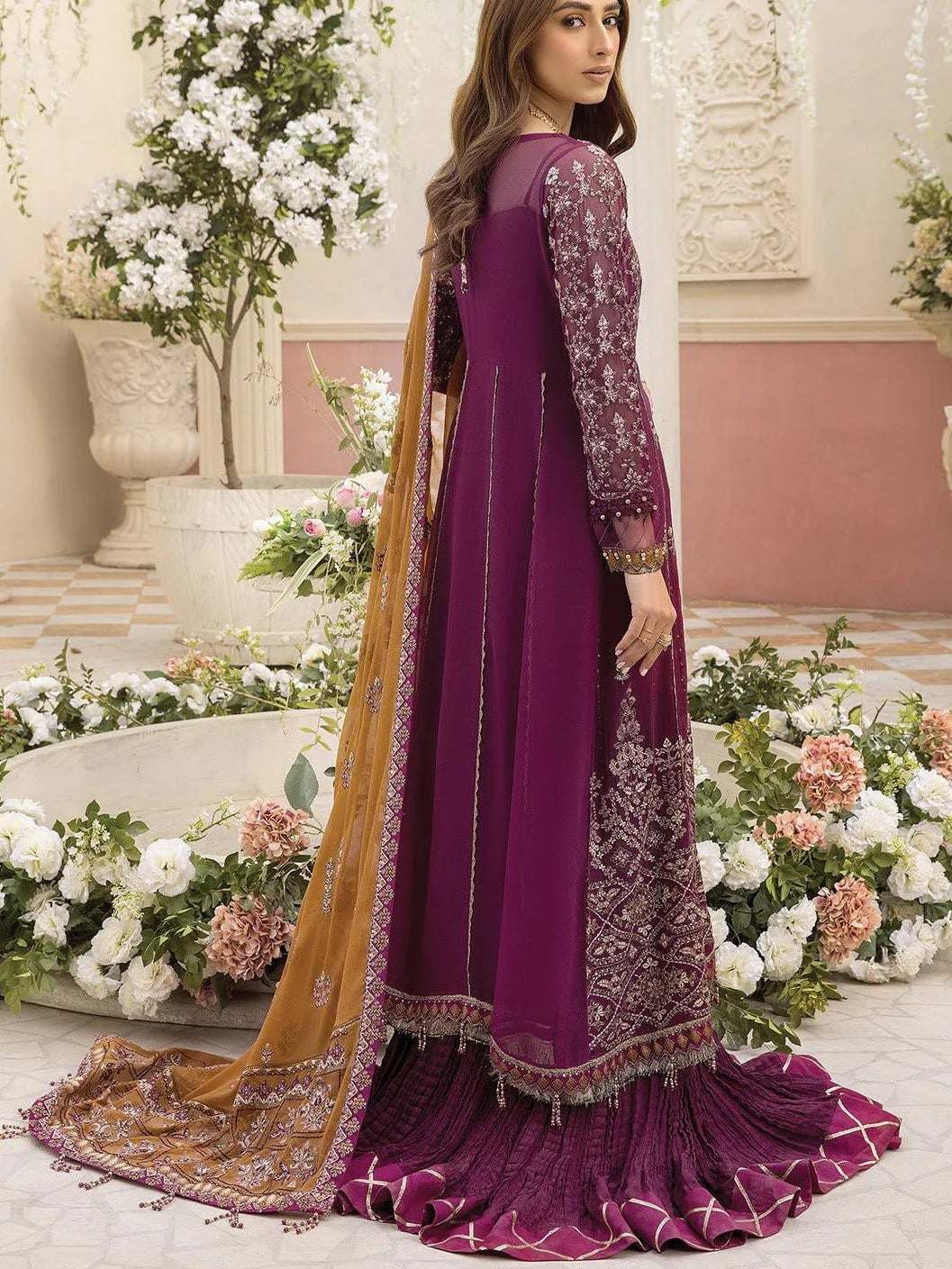 Formal Collection - Xenia - Ishya - Luxury - D#04 - Feeza available at Saleem Fabrics Traditions