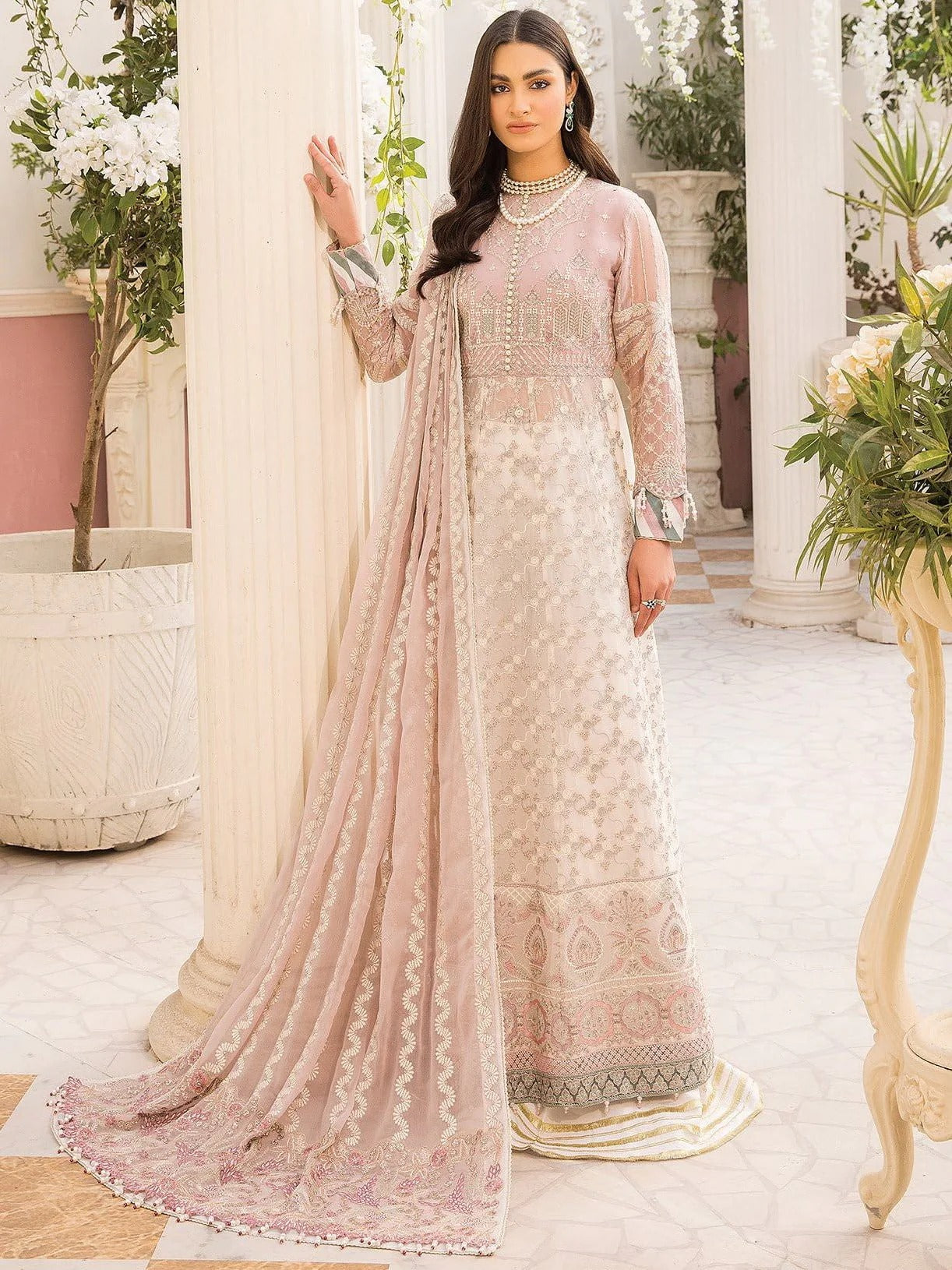 Formal Collection - Xenia - Ishya - Luxury - D#08 - Heba available at Saleem Fabrics Traditions