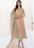 Formal Collection - Zarif - La Celeste - Luxury - ZLC#07 (SAND GLOW) available at Saleem Fabrics Traditions