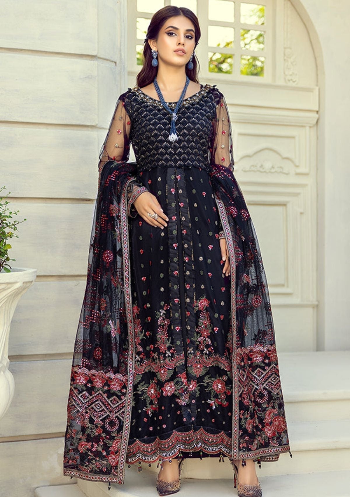 Formal Dress - AL Zohaib - Mehrbano - AZFM#07 available at Saleem Fabrics Traditions