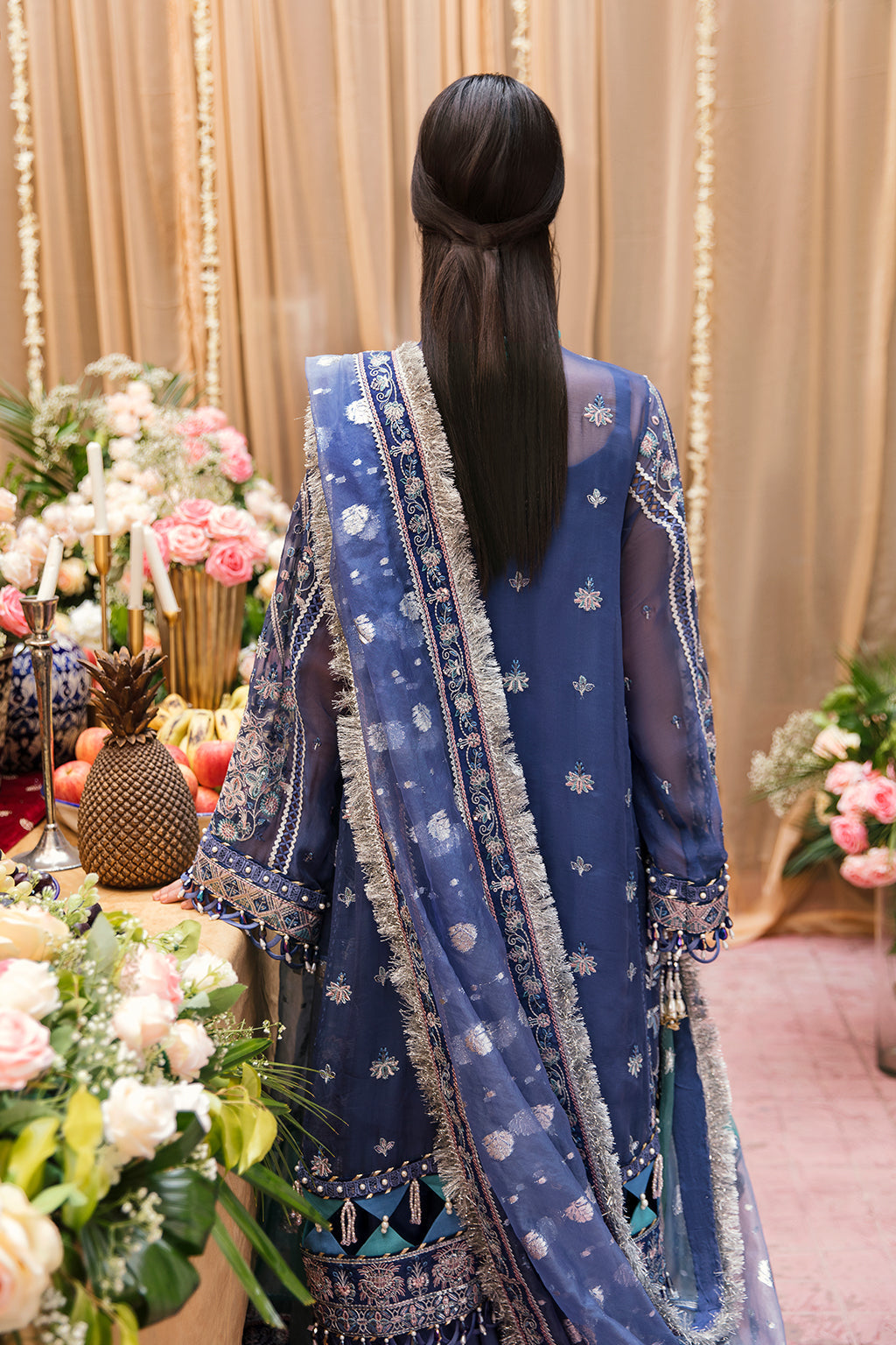 Formal Dress - Afrozeh - Ayzel Noroz - Sonbol - AZ#8 available at Saleem Fabrics Traditions