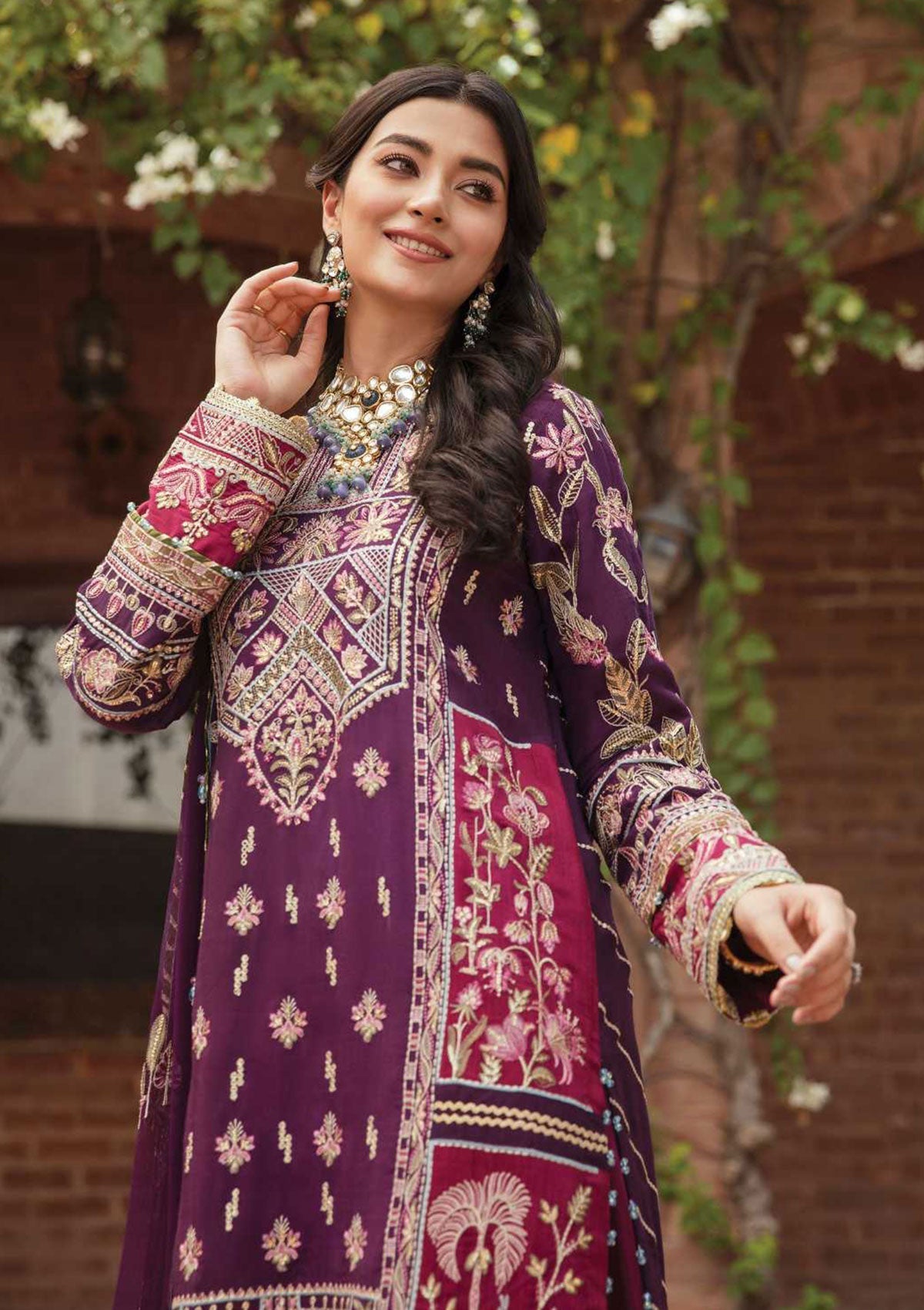 Formal Dress - Afrozeh - Ayzel Sangat - Gohar - D#6 available at Saleem Fabrics Traditions