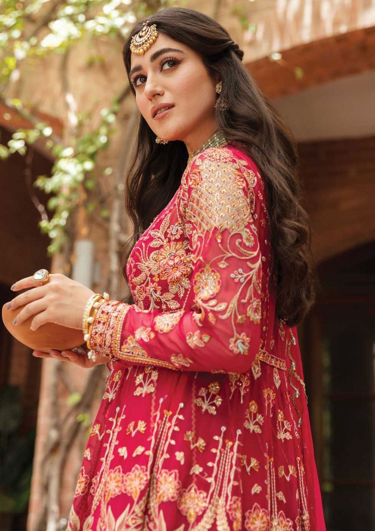 Formal Dress - Afrozeh - Ayzel Sangat - Khanzada Begum - D#4 available at Saleem Fabrics Traditions