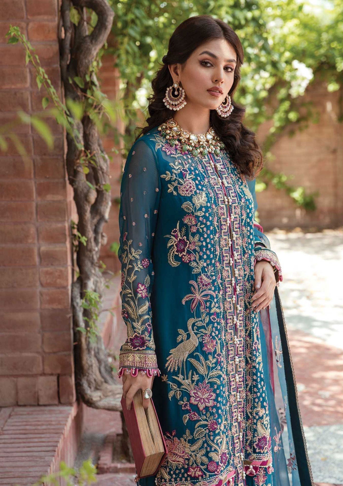 Formal Dress - Afrozeh - Ayzel Sangat - Rayna - D#5 available at Saleem Fabrics Traditions