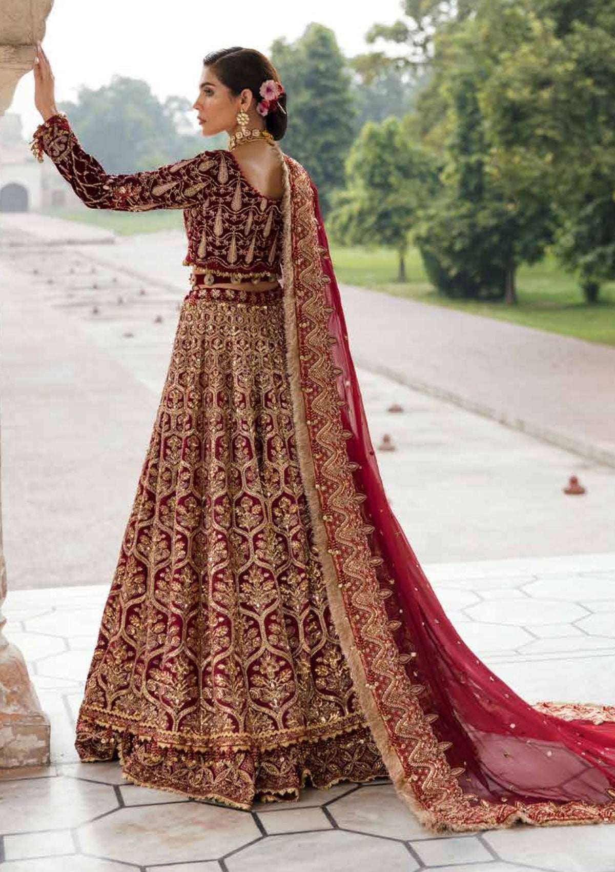 Formal Dress - Afrozeh - Brides - Hayal available at Saleem Fabrics Traditions