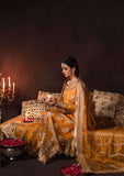 Formal Dress - Afrozeh - Divani - Silk - AS#006 (Amaltas) available at Saleem Fabrics Traditions