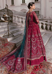 Formal Dress - Afrozeh - La Fuchsia - Majestic Reine - D#03 available at Saleem Fabrics Traditions