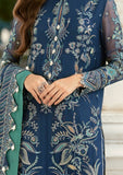 Formal Dress - Afrozeh - La Fuchsia - Stellar Blue - D#02 available at Saleem Fabrics Traditions