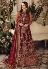 Formal Dress - Afrozeh - La Fuchsia - Wedding - Sienna - D#1 by Saleem Fabrics PK