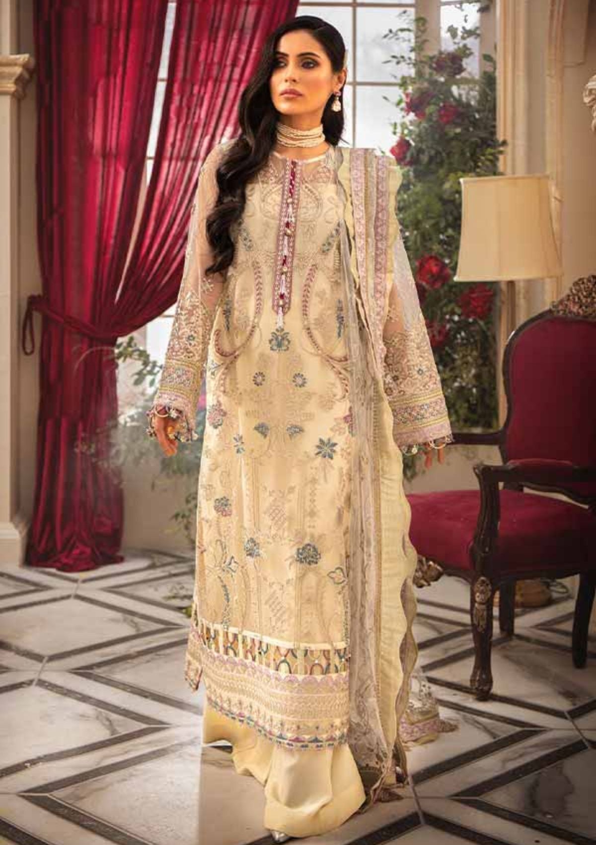 Formal Dress - Aik Atelier - Casablanca - D#01 available at Saleem Fabrics Traditions