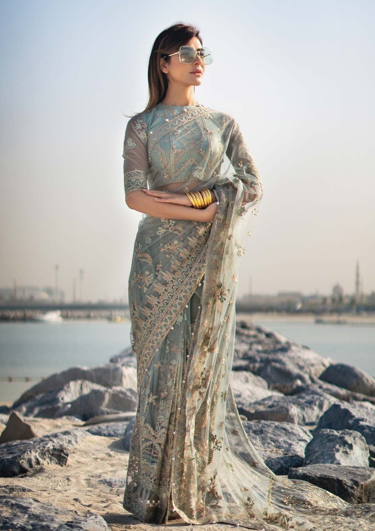 Formal Dress - Aik Atelier - Casablanca - D#05 available at Saleem Fabrics Traditions