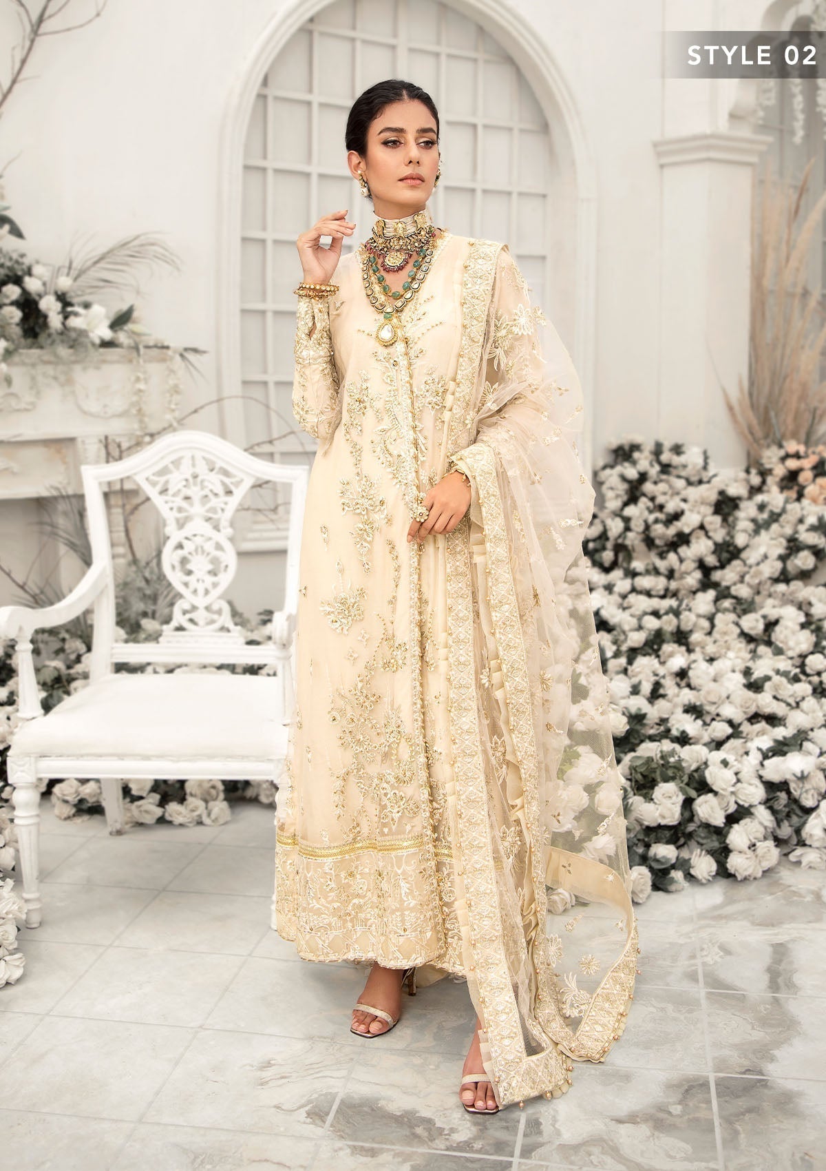 Formal Dress - Aik Atelier - Wedding Festive - Look#06 available at Saleem Fabrics Traditions