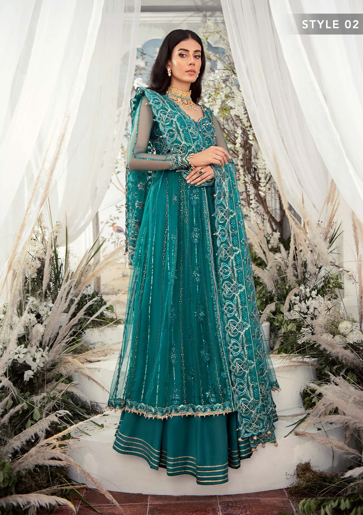 Formal Dress - Aik Atelier - Wedding Festive - Look#08 available at Saleem Fabrics Traditions