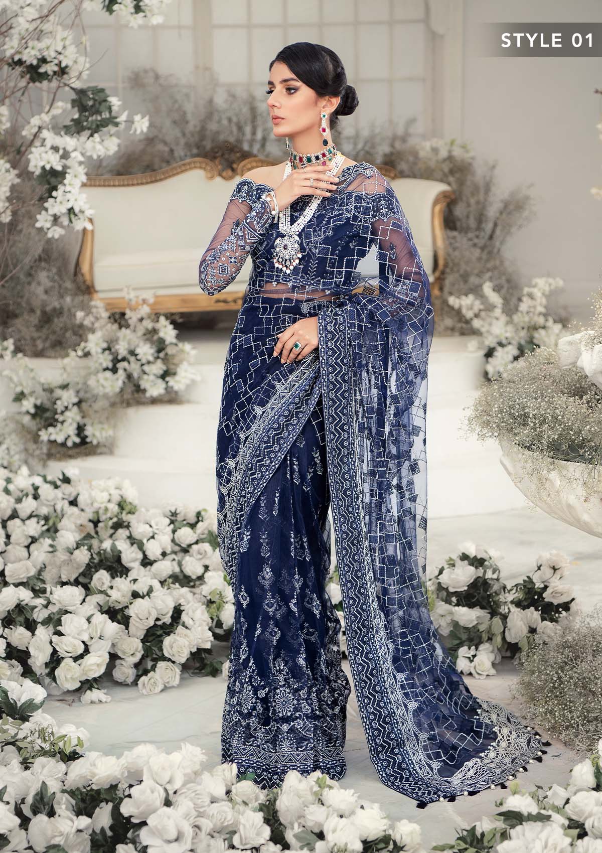 Formal Dress - Aik Atelier - Wedding Festive - Look#10 available at Saleem Fabrics Traditions