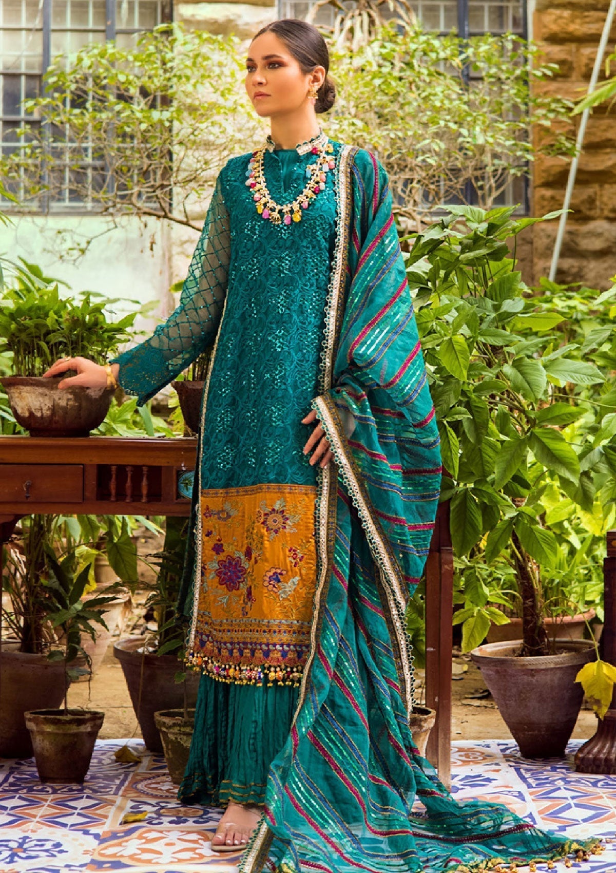 Formal Dress - Al Zohaib - Wedding Edition - (Midori) - D#8 available at Saleem Fabrics Traditions