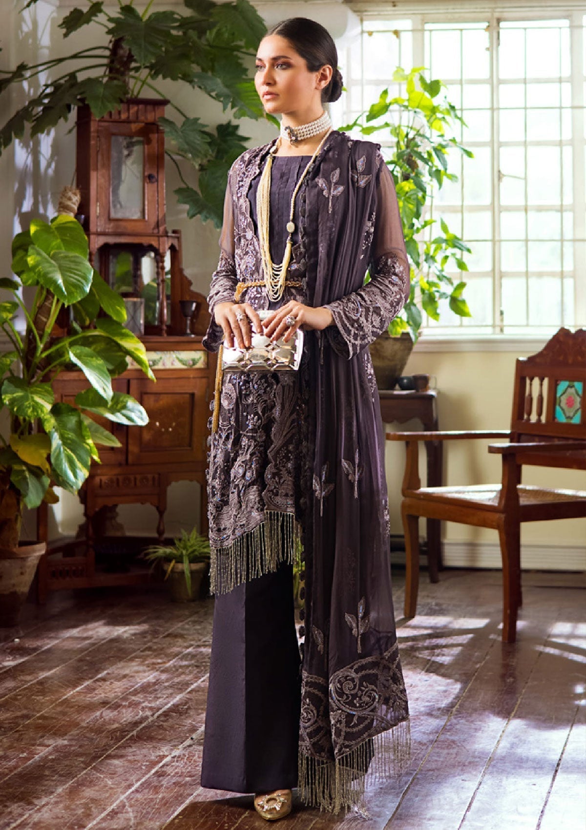 Formal Dress - Al Zohaib - Wedding Edition - (Mist) - D#5 available at Saleem Fabrics Traditions