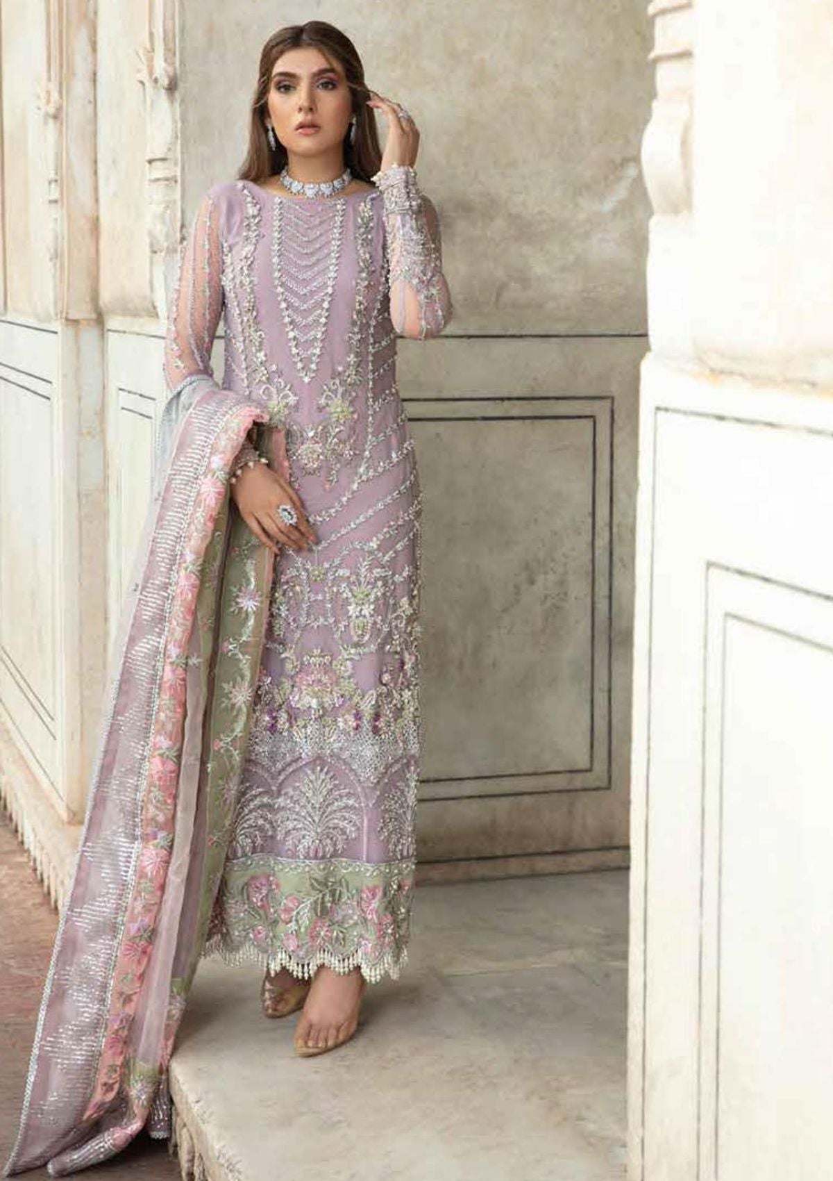 Formal Dress - Alif - Banno Ki Sahelian - Wedding - ALW#04 (ZUFISHAN) available at Saleem Fabrics Traditions