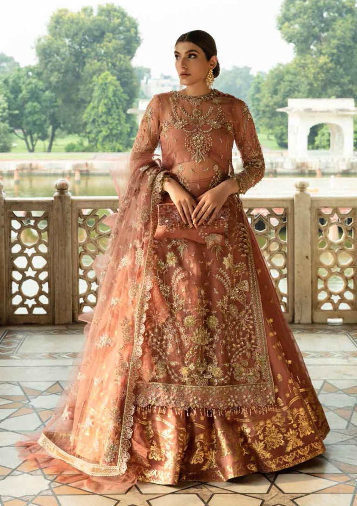 Formal Dress - Alif - Banno Ki Sahelian - Wedding - ALW#06 (JAHAN ARA) available at Saleem Fabrics Traditions