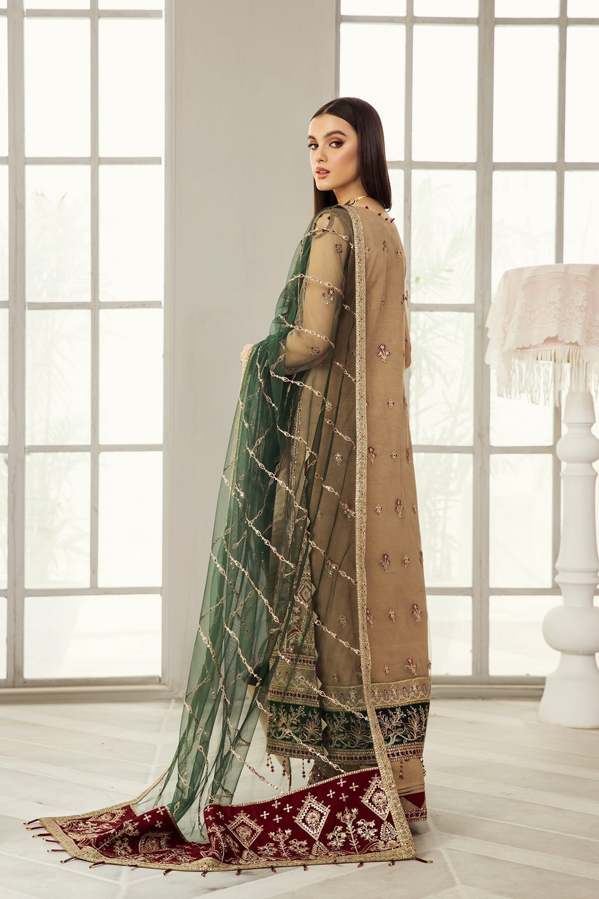 Formal Dress - Alizeh - Fashion - D#2 (Kehkashan) available at Saleem Fabrics Traditions