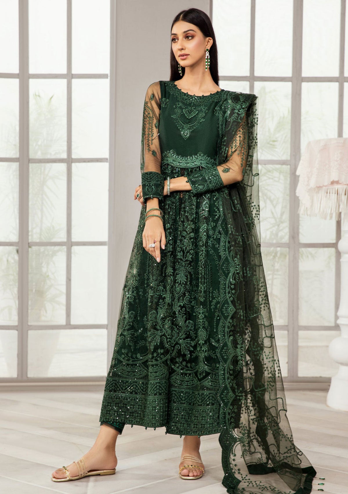 Formal Dress - Alizeh - Fashion - D#5 (Zora) available at Saleem Fabrics Traditions