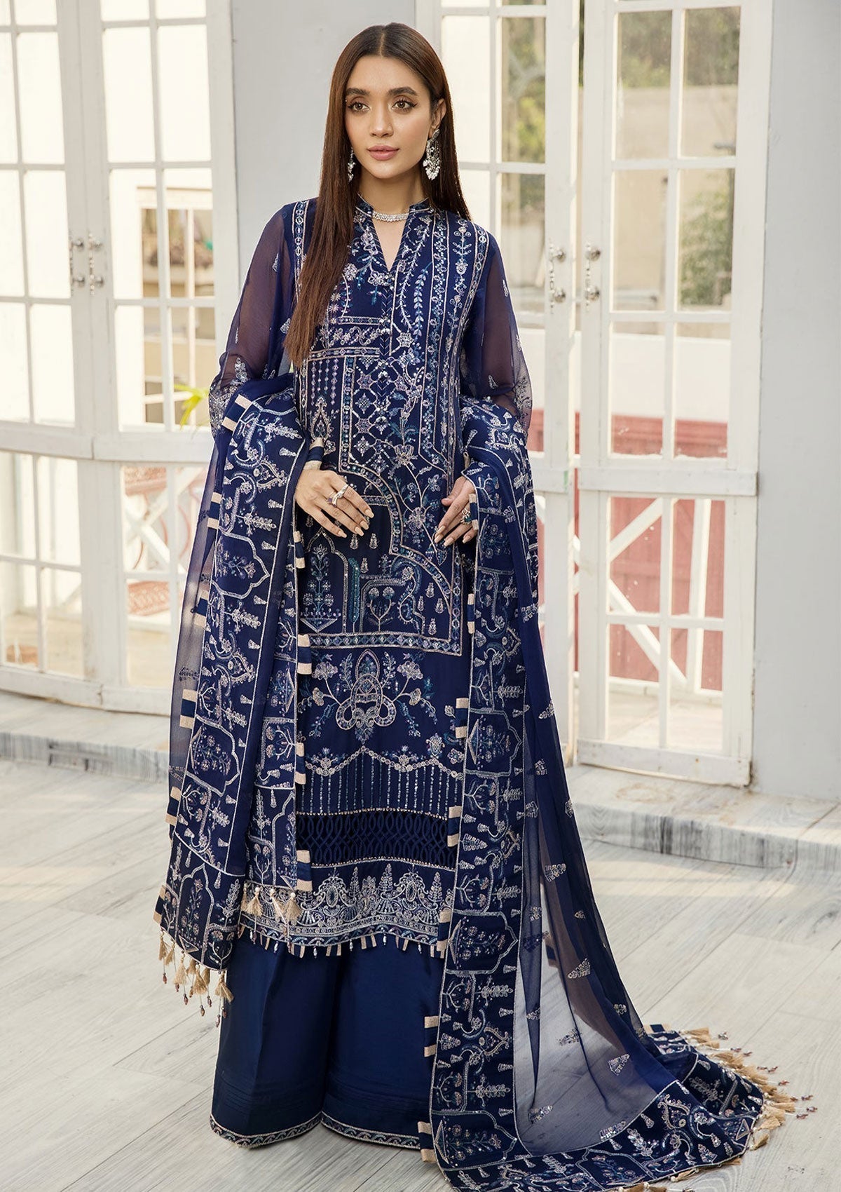 Formal Dress - Alizeh - Fashion - D#7 (Zartash) available at Saleem Fabrics Traditions