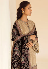Formal Dress - Alizeh - Premium Velvet - D#1 (Zawiya) available at Saleem Fabrics Traditions