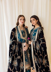 Formal Dress - Alizeh - Premium Velvet - D#2 (Dasht-E-Naz) available at Saleem Fabrics Traditions