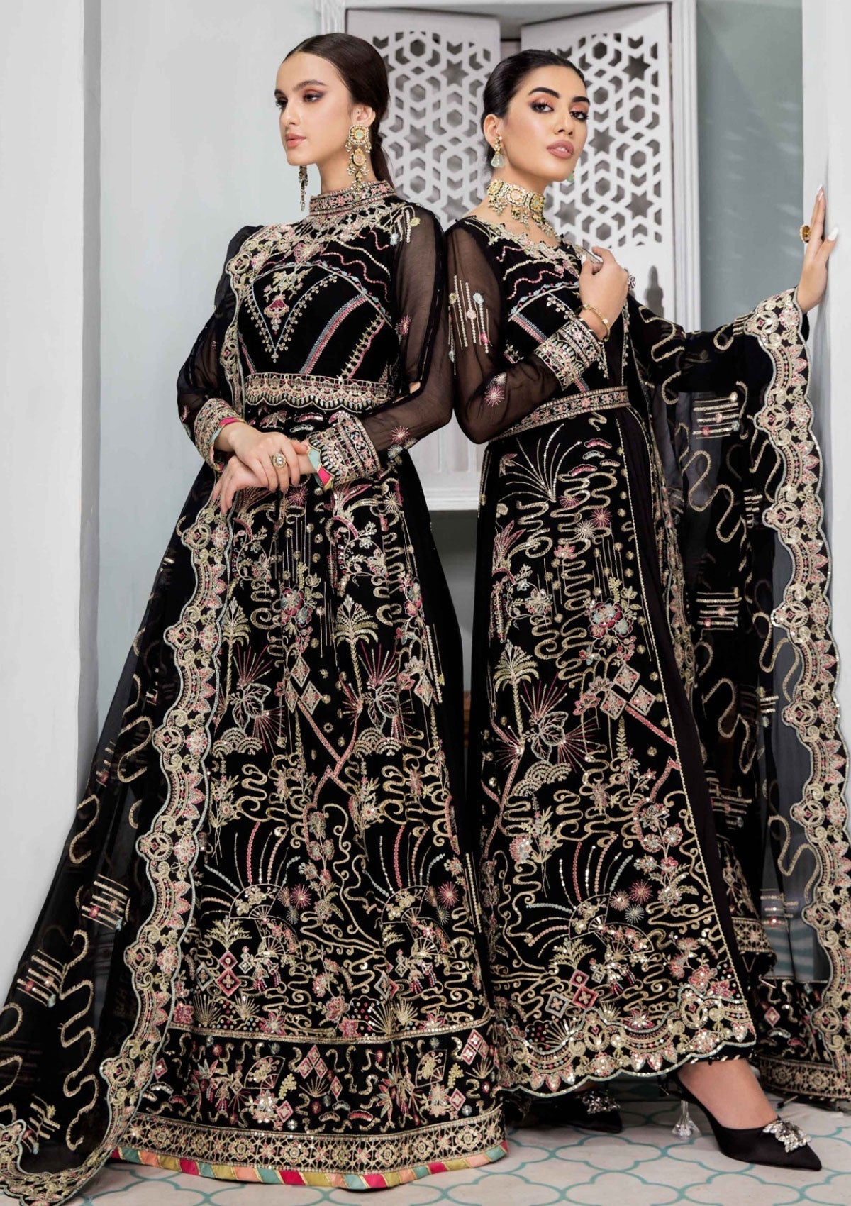 Formal Dress - Alizeh - Vasl e Meeras V12 - Azha- D#7 available at Saleem Fabrics Traditions