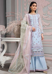Formal Dress - Alizeh - Vasl e Meeras V12 - Neel - D#6 available at Saleem Fabrics Traditions