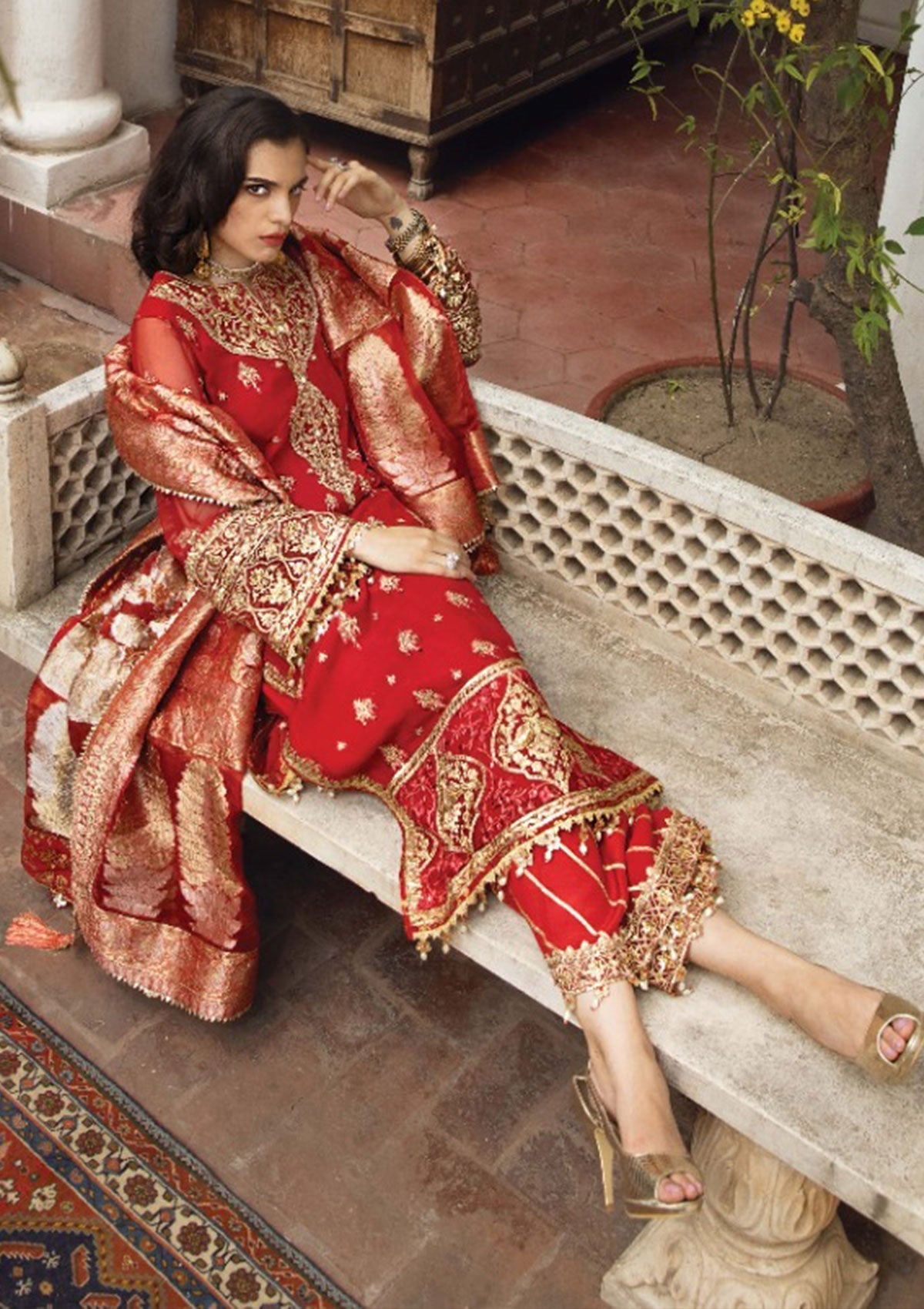 Formal Dress - Anaya - Anahita - Hiranur - AKW#7 available at Saleem Fabrics Traditions