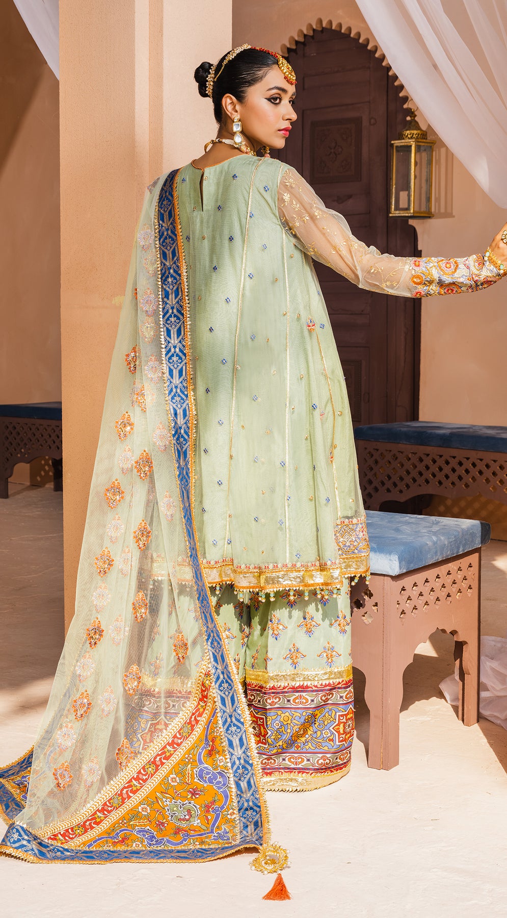 Formal Dress - Anaya - Kamair Rokni - Dhanak - MAHAM - D#08 - Saleem Fabrics PK Saleem Fabrics Traditions Formal Dress - Anaya - Kamair Rokni - Dhanak - MAHAM - D#08 - Saleem Fabrics PK Saleem Fabrics Traditions
