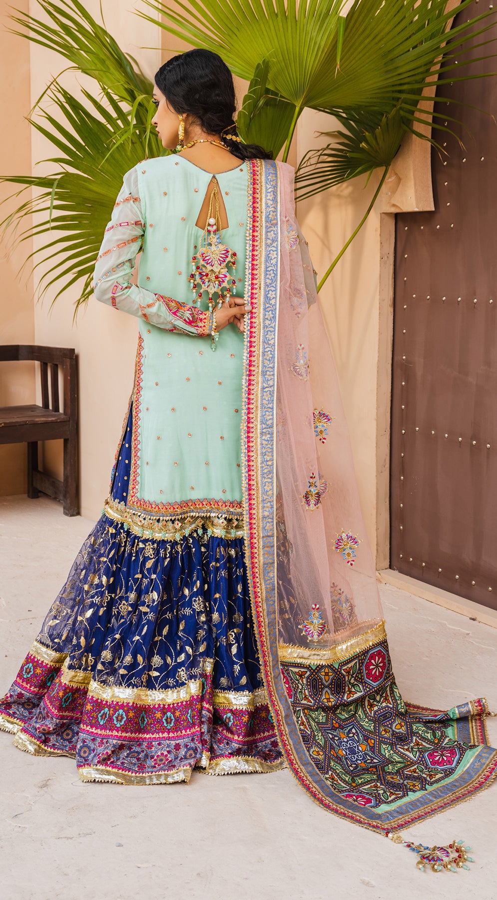 Formal Dress - Anaya - Kamair Rokni - Dhanak - NAAZ - D#01 available at Saleem Fabrics Traditions