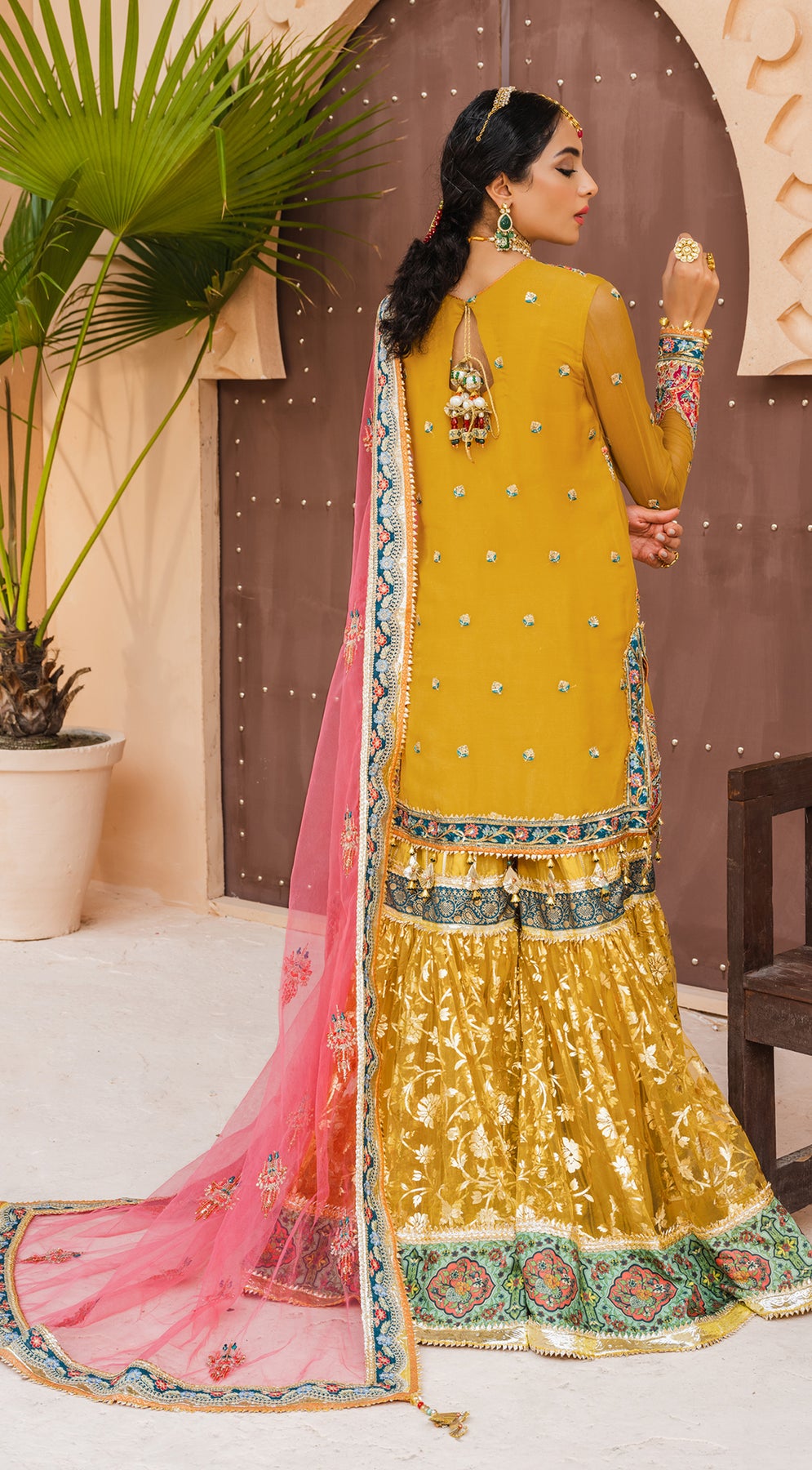 Formal Dress - Anaya - Kamair Rokni - Dhanak - SEHAR - D#06 available at Saleem Fabrics Traditions