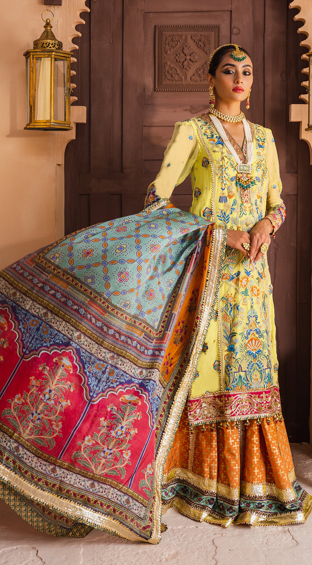 Formal Dress - Anaya - Kamair Rokni - Dhanak - SHAZMEEN D#05 available at Saleem Fabrics Traditions