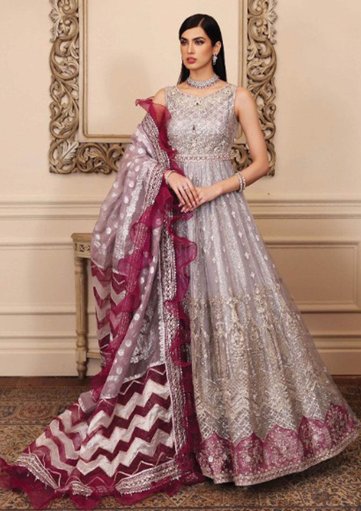 Formal Dress - Anaya - Opulence - AC#7 (Selina) available at Saleem Fabrics Traditions