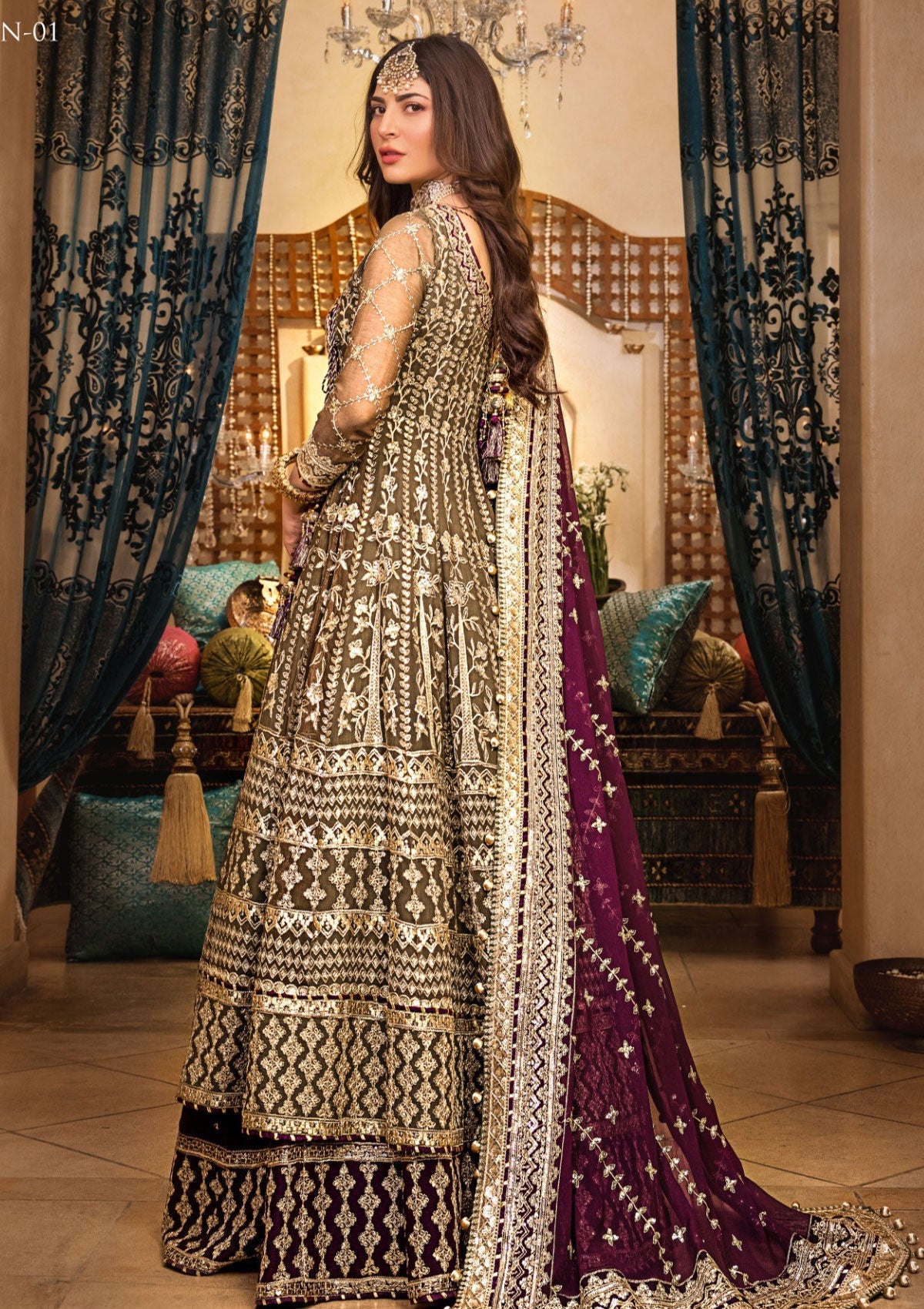 Formal Dress - Asim Jofa - Baad e Naubahar - AJBN#01 available at Saleem Fabrics Traditions