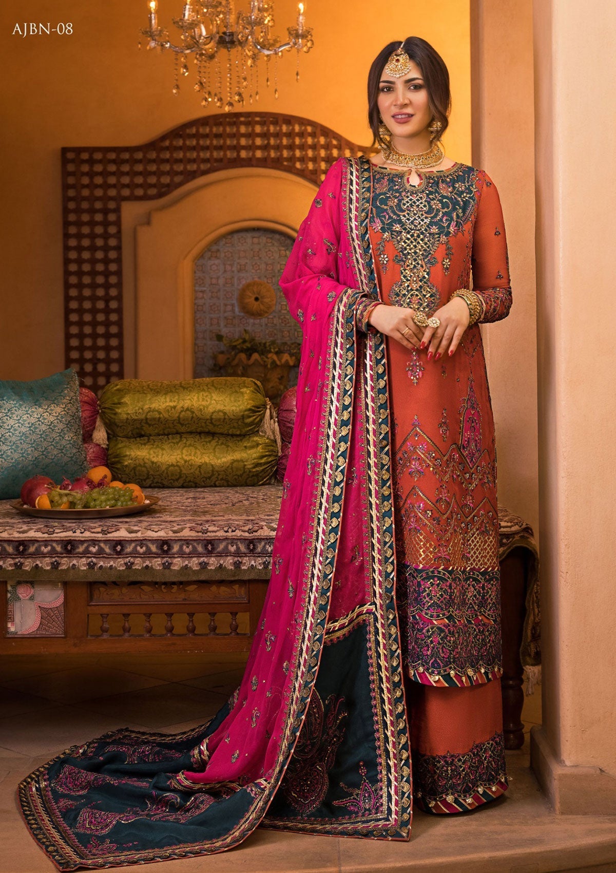 Formal Dress - Asim Jofa - Baad e Naubahar - AJBN#08 available at Saleem Fabrics Traditions