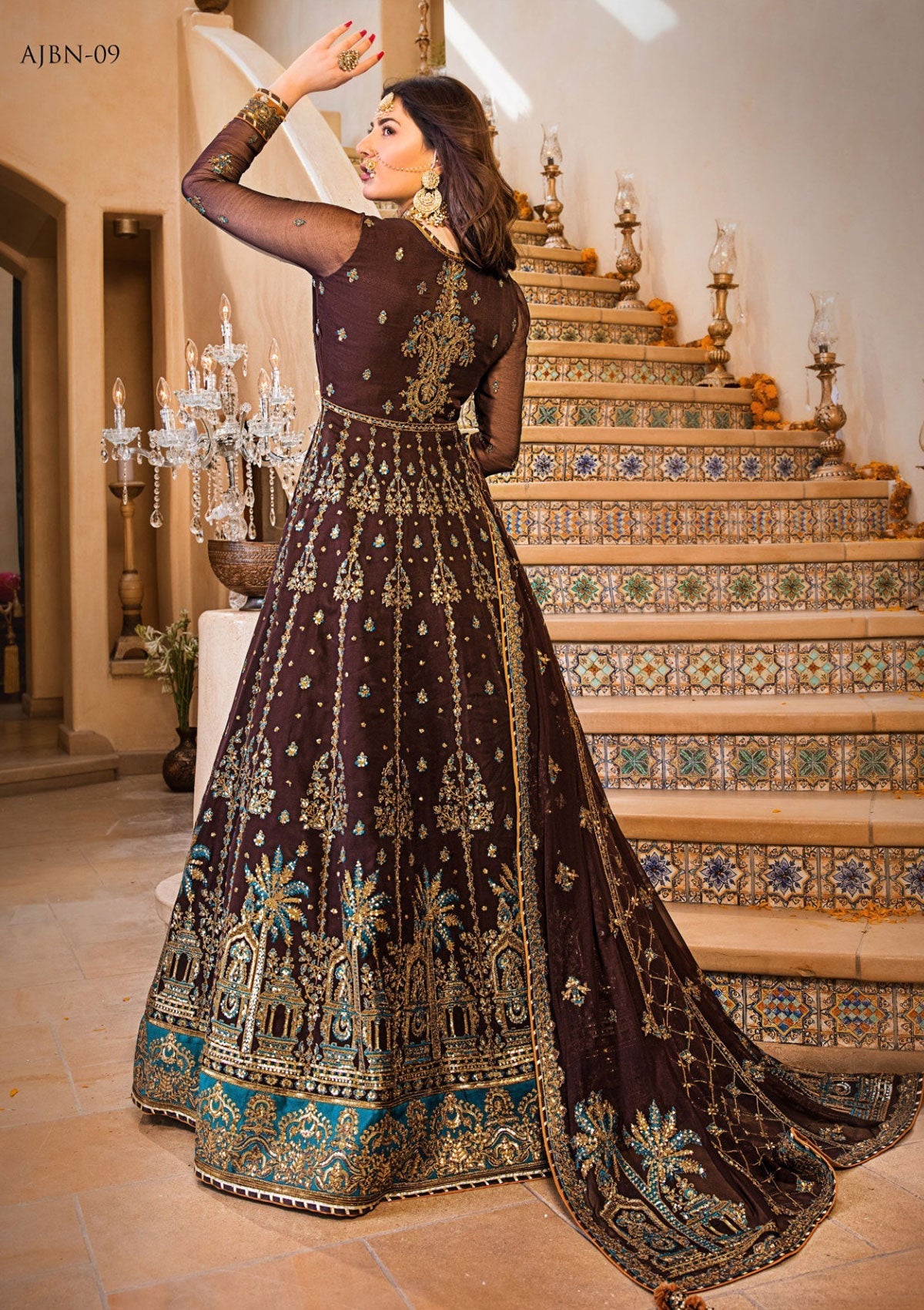 Formal Dress - Asim Jofa - Baad e Naubahar - AJBN#09 available at Saleem Fabrics Traditions