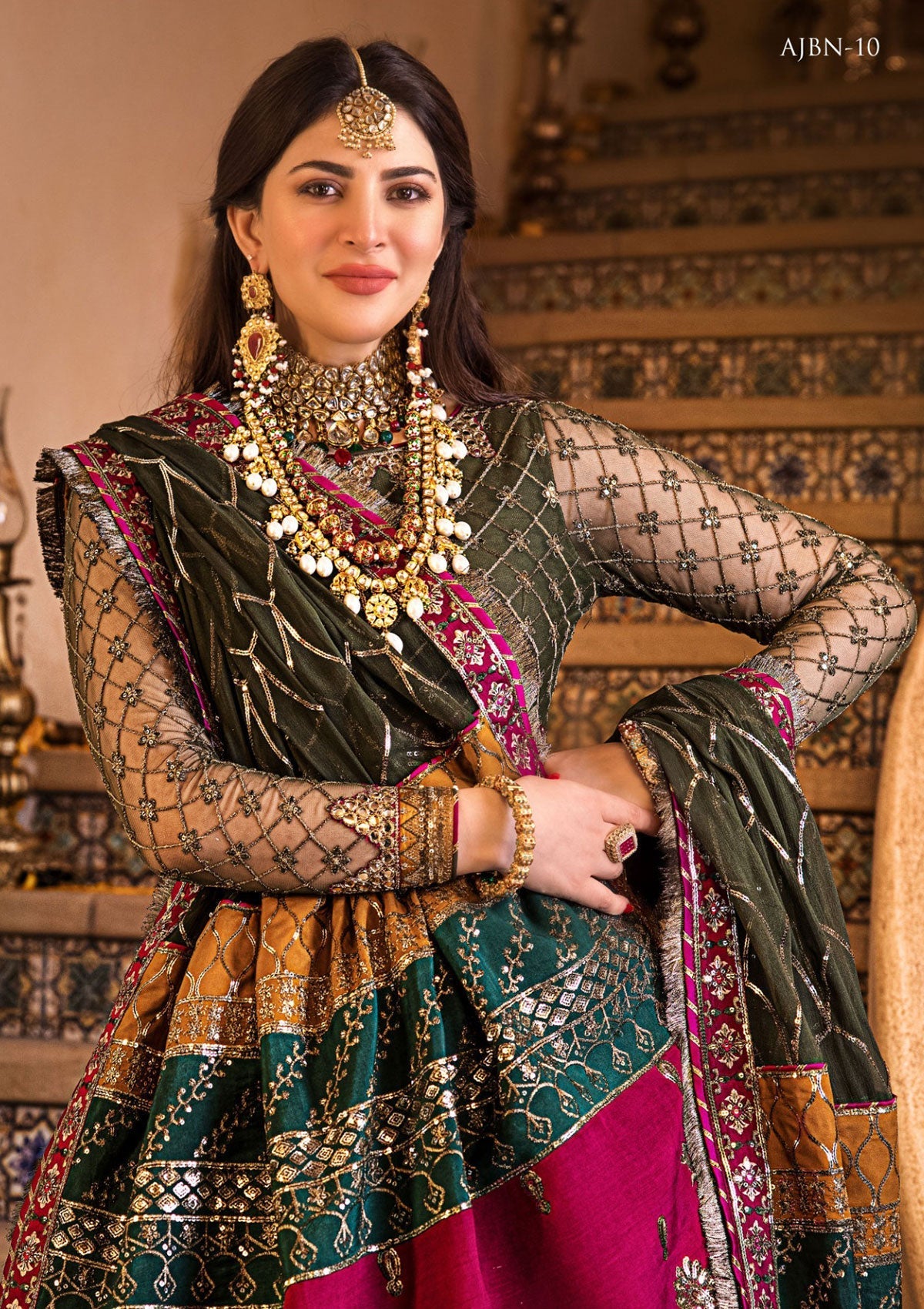 Formal Dress - Asim Jofa - Baad e Naubahar - AJBN#10 available at Saleem Fabrics Traditions