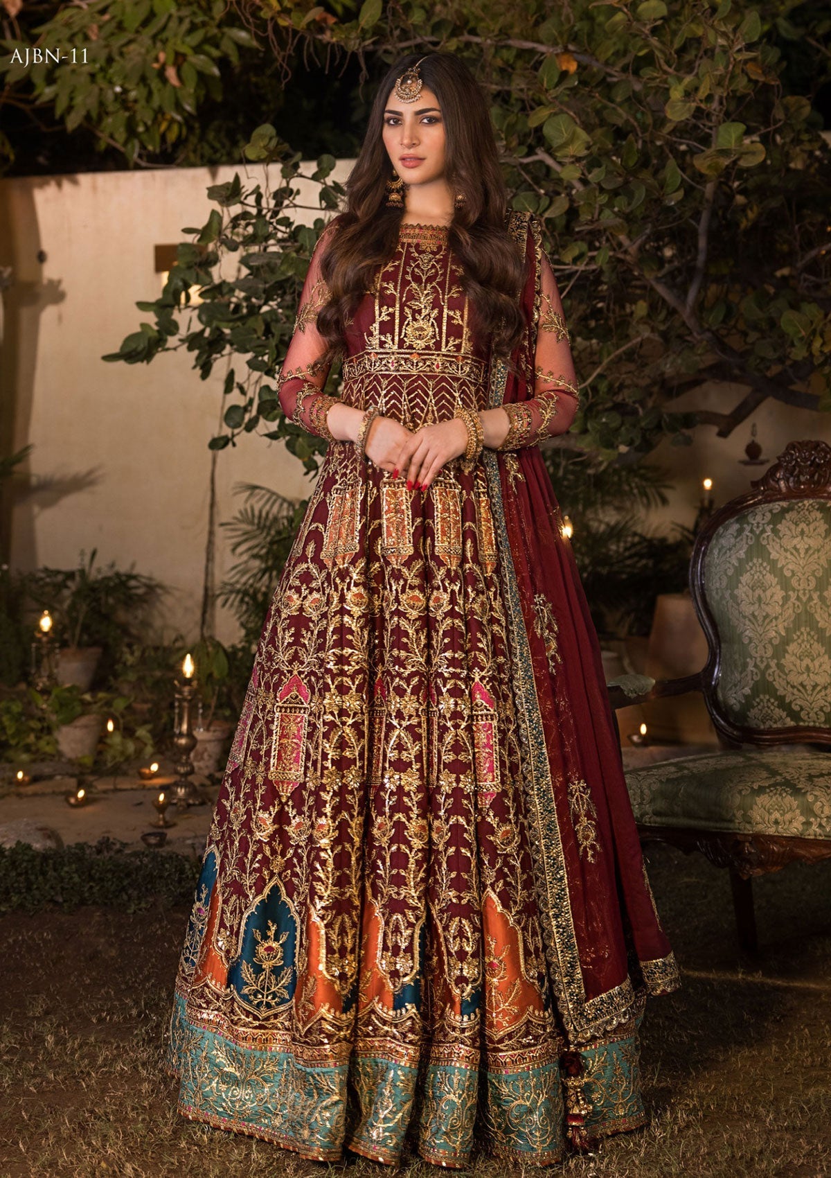 Formal Dress - Asim Jofa - Baad e Naubahar - AJBN#11 available at Saleem Fabrics Traditions