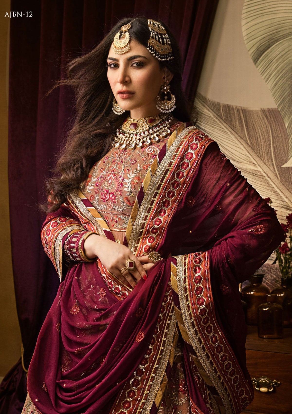 Formal Dress - Asim Jofa - Baad e Naubahar - AJBN#12 available at Saleem Fabrics Traditions