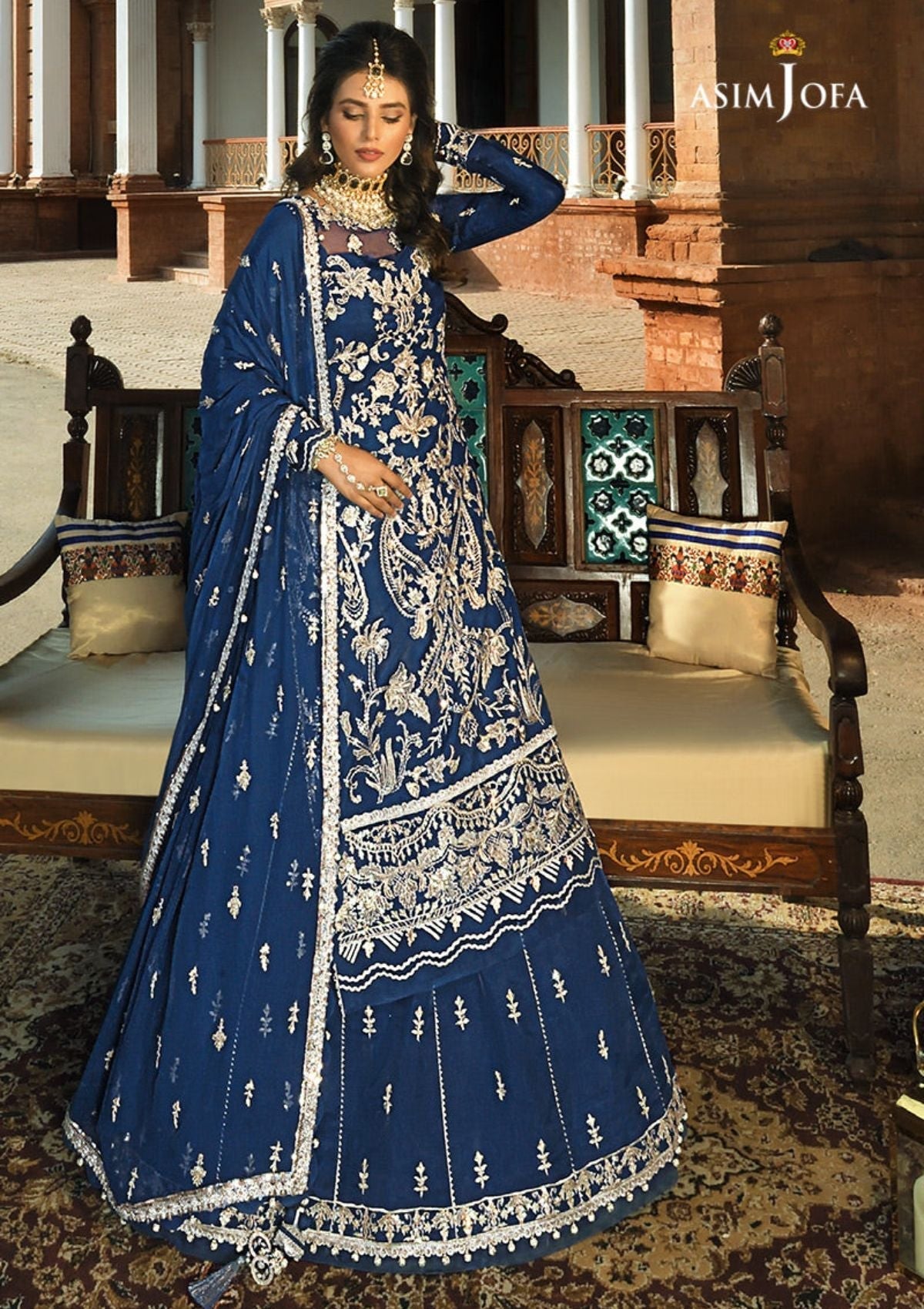 Formal Dress - Asim Jofa - Sadqay Tumharay - AJST#13 available at Saleem Fabrics Traditions